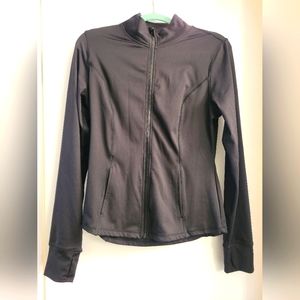 Black fitness jacket size Large